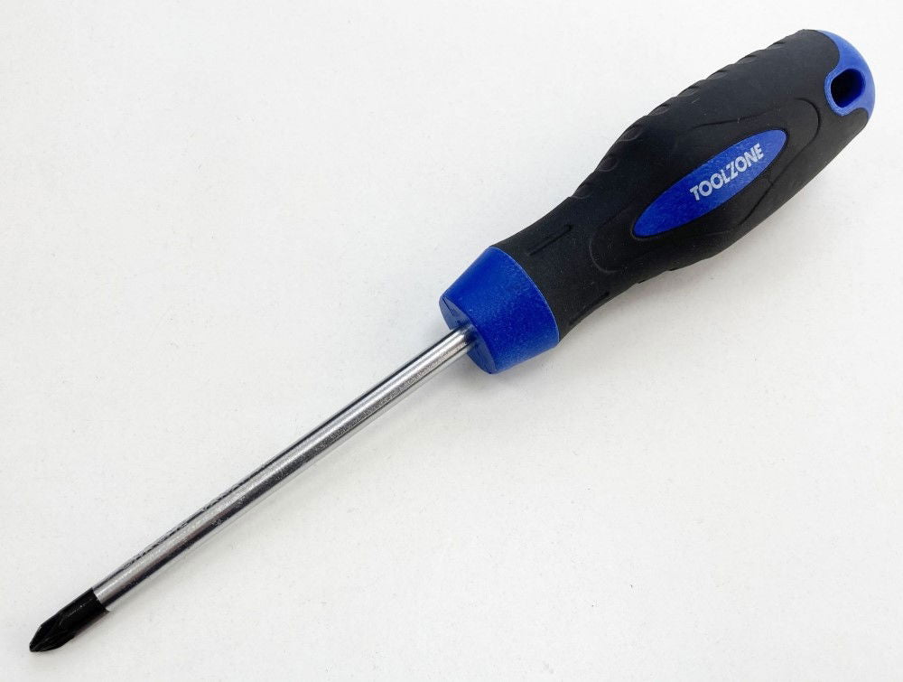 POZI SCREWDRIVER 100mm PZ2 - TOOLZONE KDPSD259