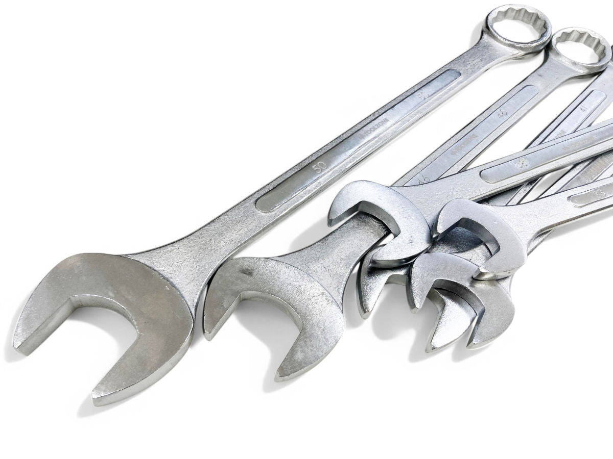 JUMBO COMBINATION SPANNERS SET 6PC 33-50mm - TOOLZONE KDPSP008