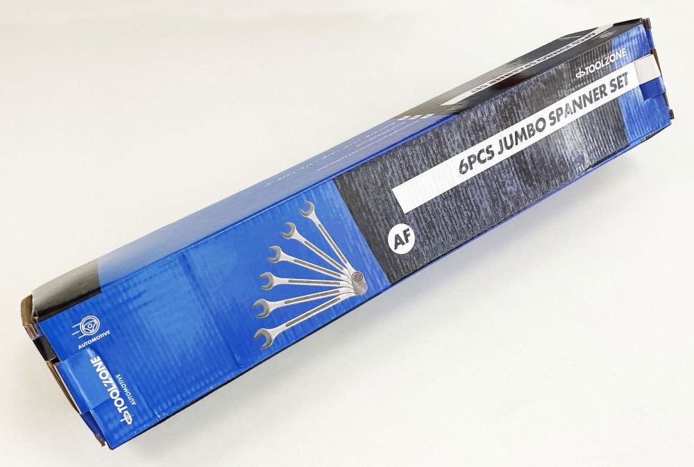 JUMBO COMBINATION SPANNERS SET 6PC 1-3/8 TO 2 AF - TOOLZONE KDPSP009