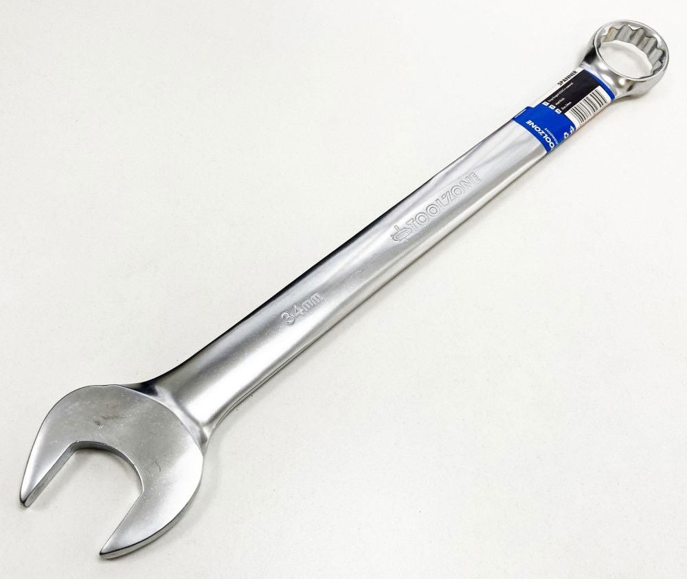 COMBINATION SPANNER 34mm 6150CRV MATT FINISH - TOOLZONE KDPSP183