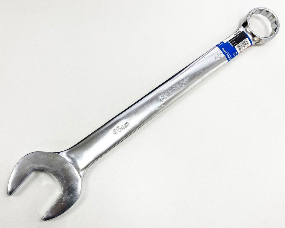 COMBINATION SPANNER 46mm 6150CRV MATT FINISH - TOOLZONE KDPSP187