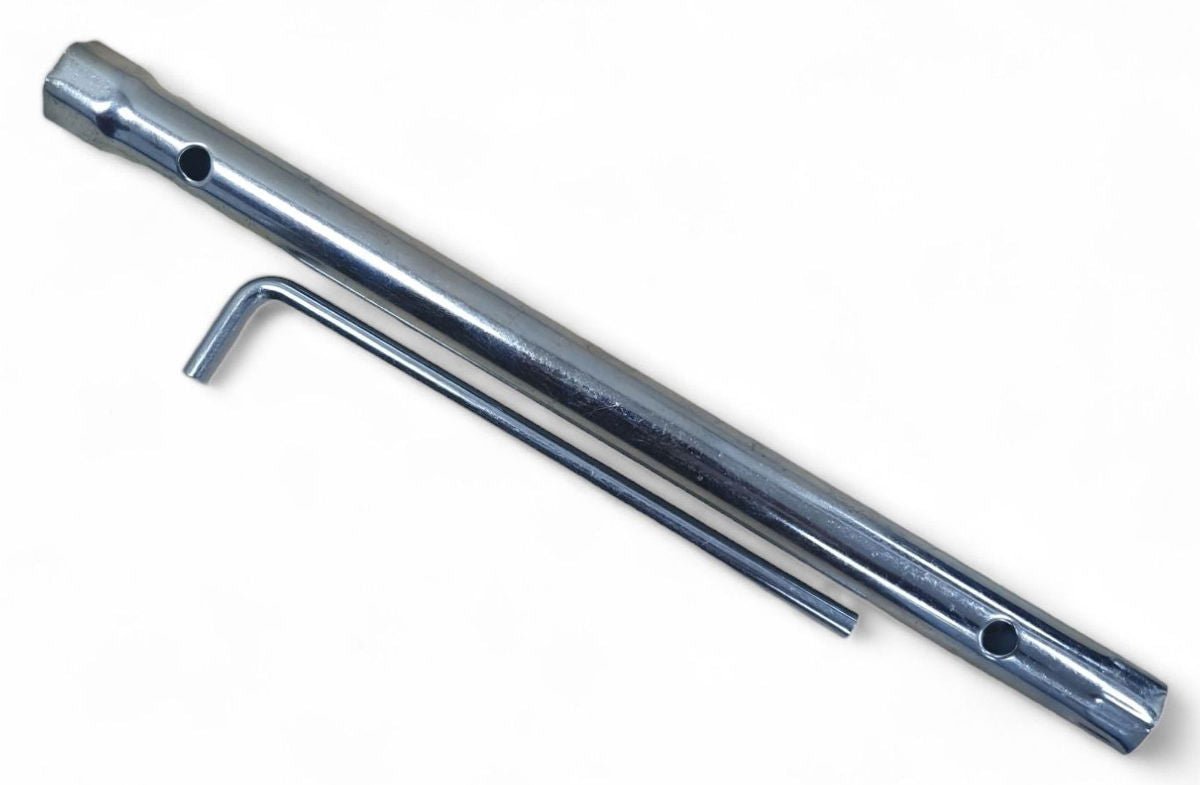 SPARK PLUG SPANNER 16 x 18mm 300mm INTEGRAL L SHAPE TOMMY BAR - TOOLZONE KDPSP197
