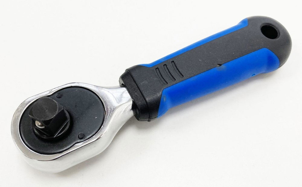 RATCHET HANDLE STUBBY 1/4 & 3/8 DRIVE 72 TEETH 5-3/8 - TOOLZONE KDPSS065