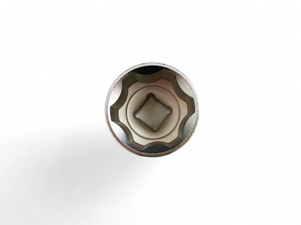 SOCKET 1/2 DRIVE 27mm CRV SATIN SINGLE HEX - TOOLZONE KDPSS085