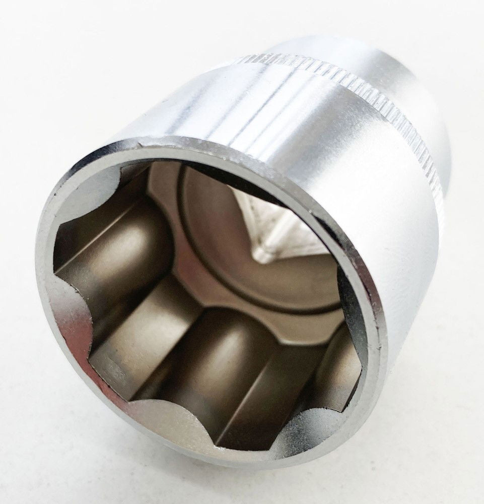 SOCKET 1/2 DRIVE 30mm CRV SATIN SINGLE HEX - TOOLZONE KDPSS087
