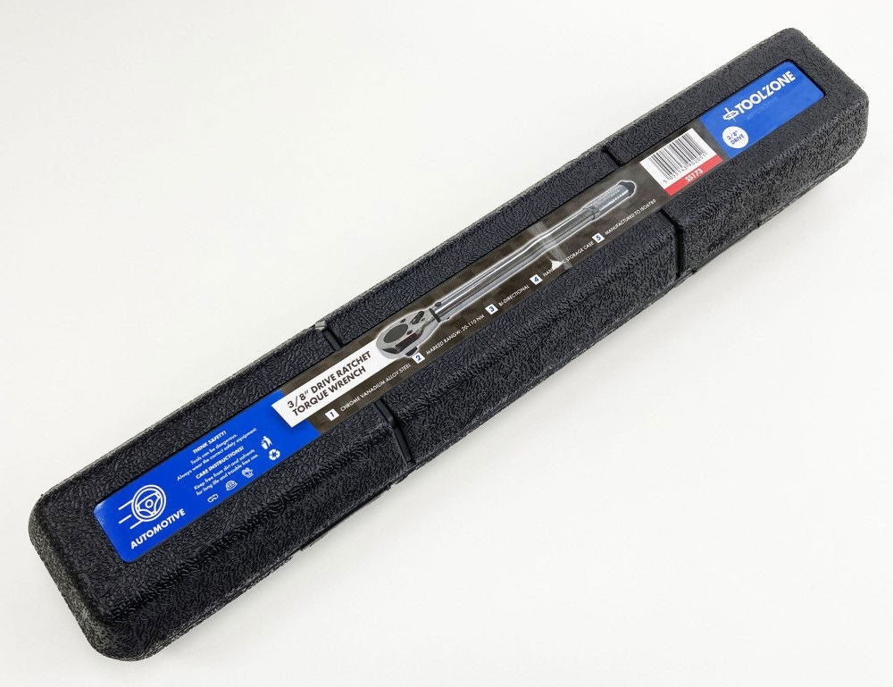 TORQUE WRENCH 3/8 DRIVE 20-110nm ISO6789 CRV SATIN FINISH - TOOLZONE KDPSS173