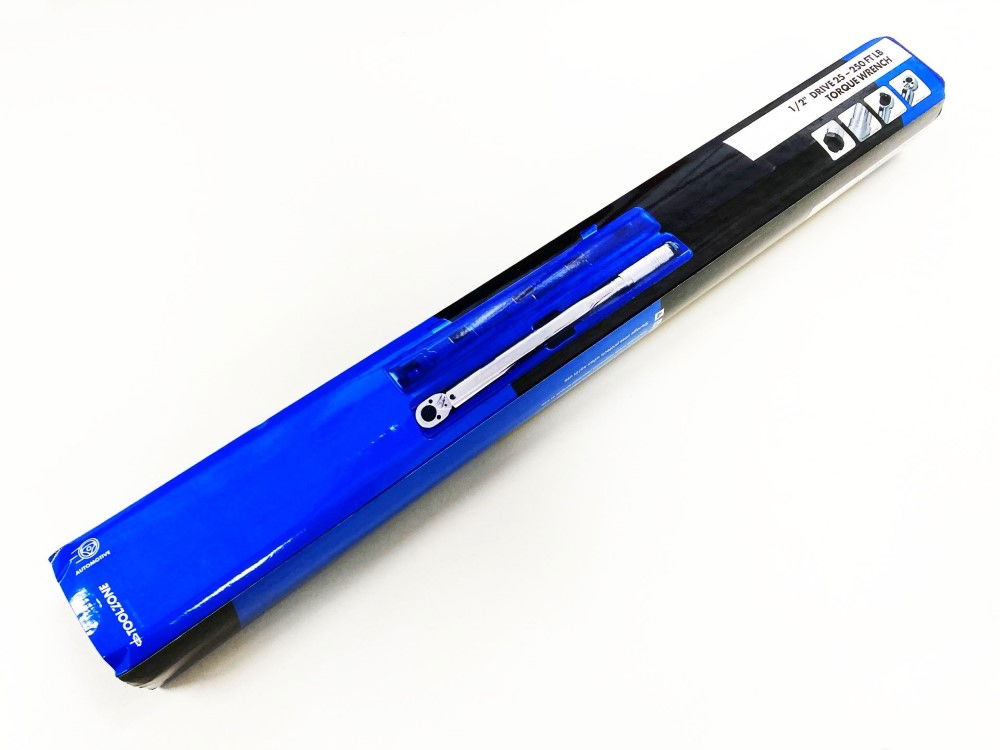 TORQUE WRENCH 1/2 DRIVE 25-250 ft lb +/-4% ACCURACY - TOOLZONE KDPSS238