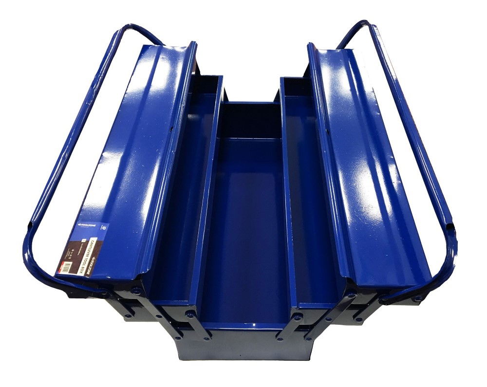 CANTILEVER TOOLBOX 530x200x200mm WITH ORGANISER AND TRAY - TOOLZONE KDPTB006