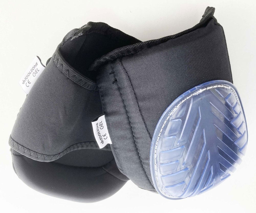 KNEE PADS GEL FILLED COMPRESSION RESISTANT WITH TOUGH CAP - TOOLZONE KDPTB074