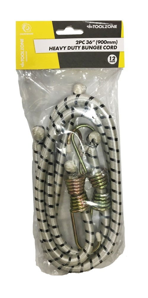 BUNGEES 2PC 36 12mm WITH HOOKS - TOOLZONE KDPTD002