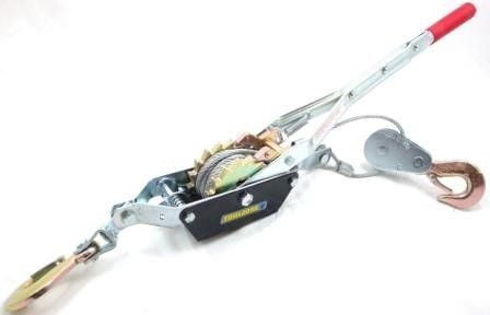 CABLE PULLER 2 TON 4000lb 4.5mm CABLE 3m LENGTH - TOOLZONE KDPTD025