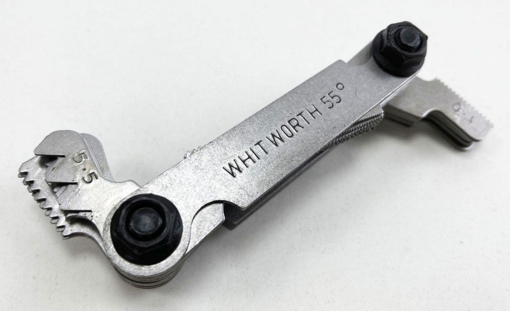 SCREW PITCH GAUGE 51 LEAVES WHITWORTH AND METRIC 0.25mm-6mm - TOOLZONE KDPTP121