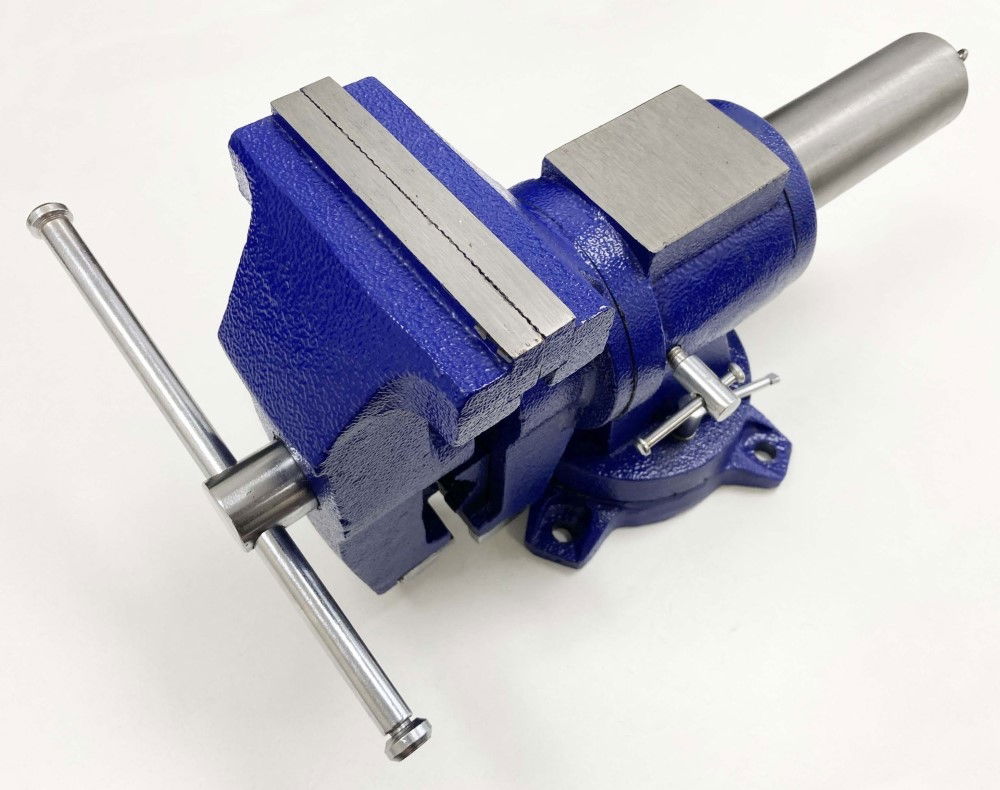 YORK VICE ROTATING BODY PIPE CLAMP 5 125mm JAW 360° SWIVEL BASE - TOOLZONE KDPVC015