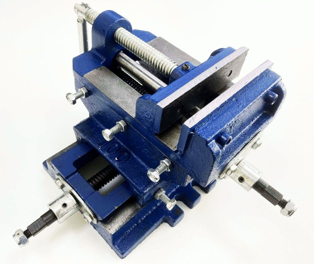 CROSS SLIDE VICE 4 94mm JAW OPENING 104mm JAW WIDTH - TOOLZONE KDPVC016