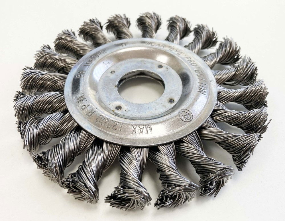 FLAT WIRE WHEEL PROFESSIONAL 22.2mm BORE - TOOLZONE KDPWB007