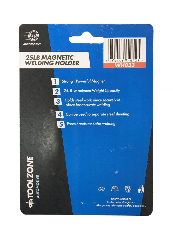 WELDING MAGNET 25lb - TOOLZONE KDPWH033