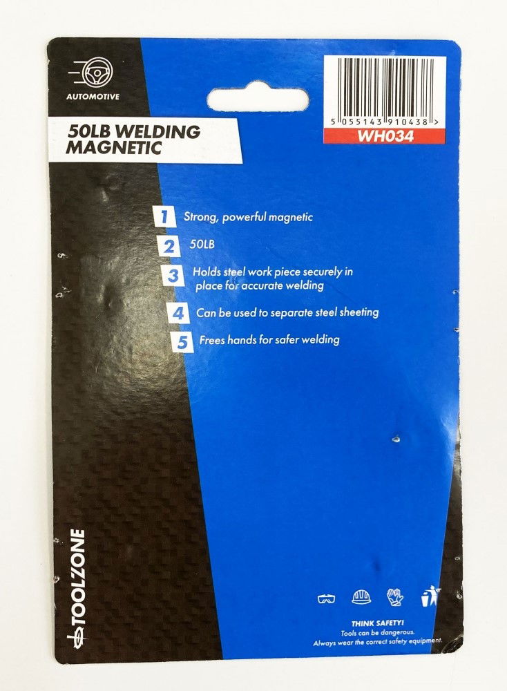 WELDING MAGNET 50lb - TOOLZONE KDPWH034