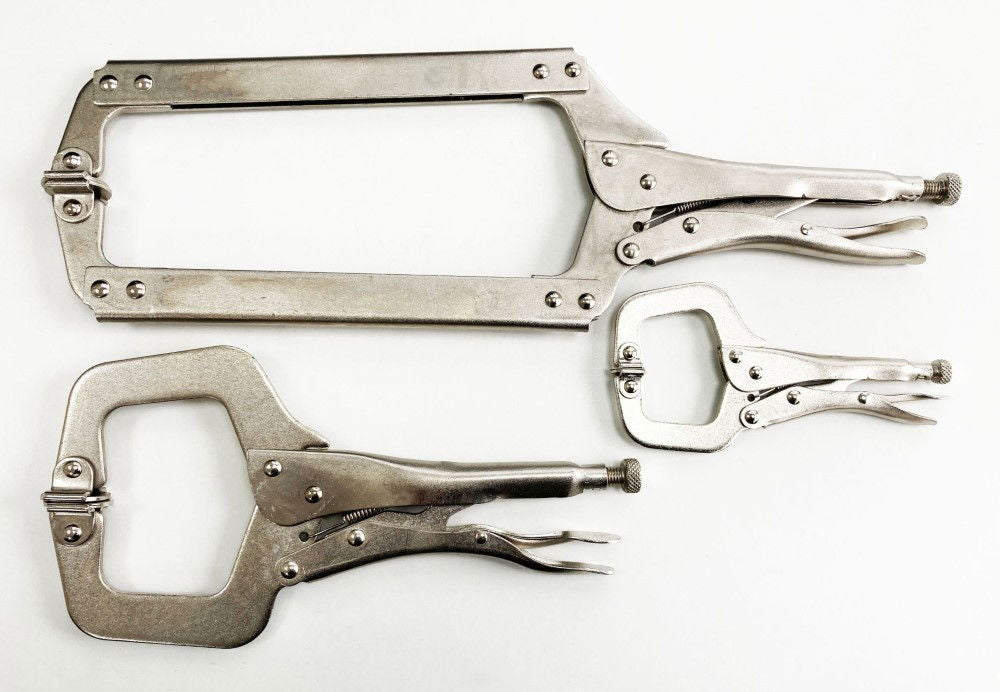 C CLAMP SET 3 PIECE 6 11 18 WITH SWIVEL PADS - TOOLZONE KDPWH042
