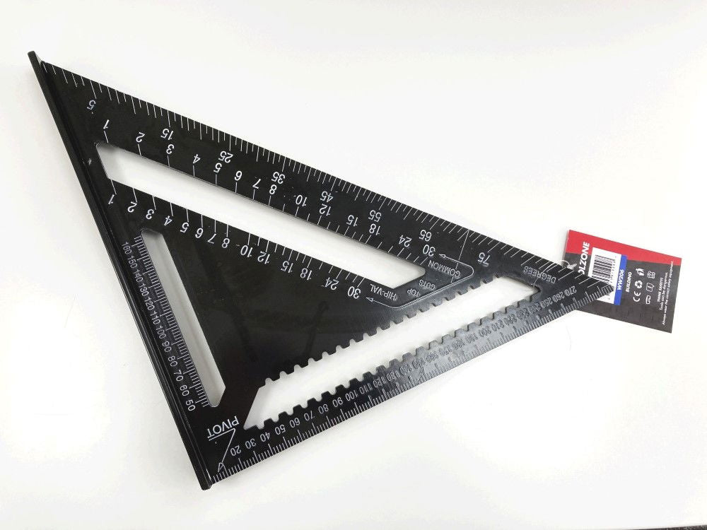 ROOFERS SQUARE ALUMINIUM 12 BLACK - TOOLZONE KDPWW206
