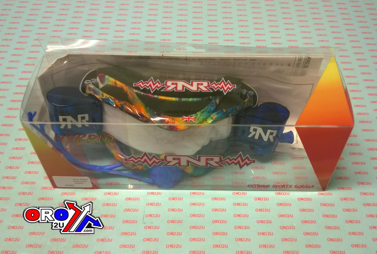£18+VAT WHILST STOCKS LAST, RNR HYBRID SLICK FULLY LOADED ROLL OFF, SLICK GOGGLE GH11, ROLL & TEAR OFF
