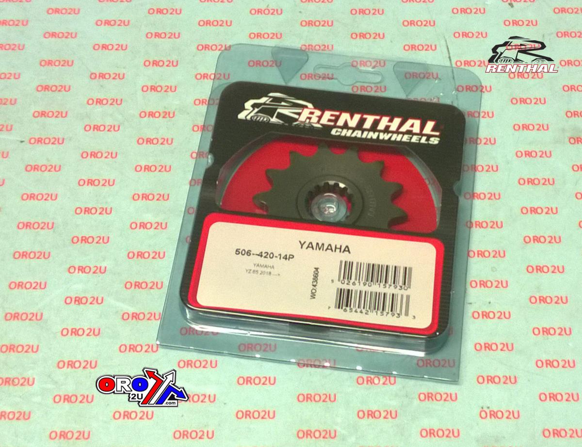 FRONT SPROCKET RENTHAL 506, YAMAHA 506--420-14P, 506-420-14P