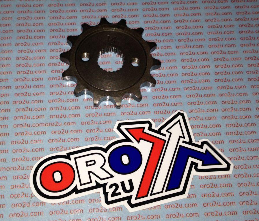 FRONT SPROCKET 14 [JTF1257.14] 428, HD Chain Conversion CR80 CR85