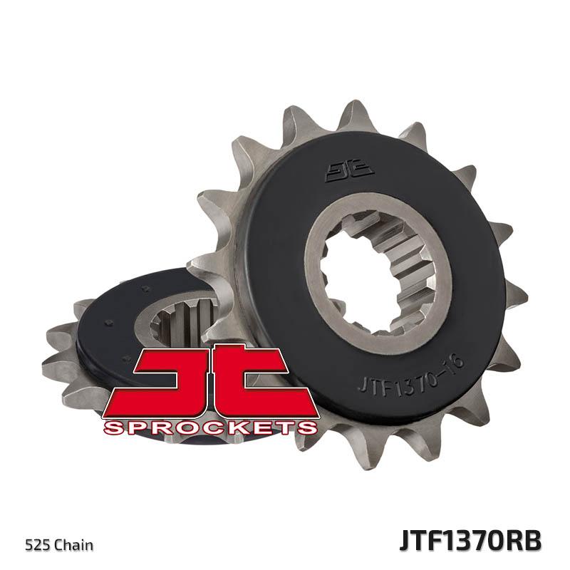 FRONT SPROCKET JTF1370.15RB JT, OE Rubber Cushioned