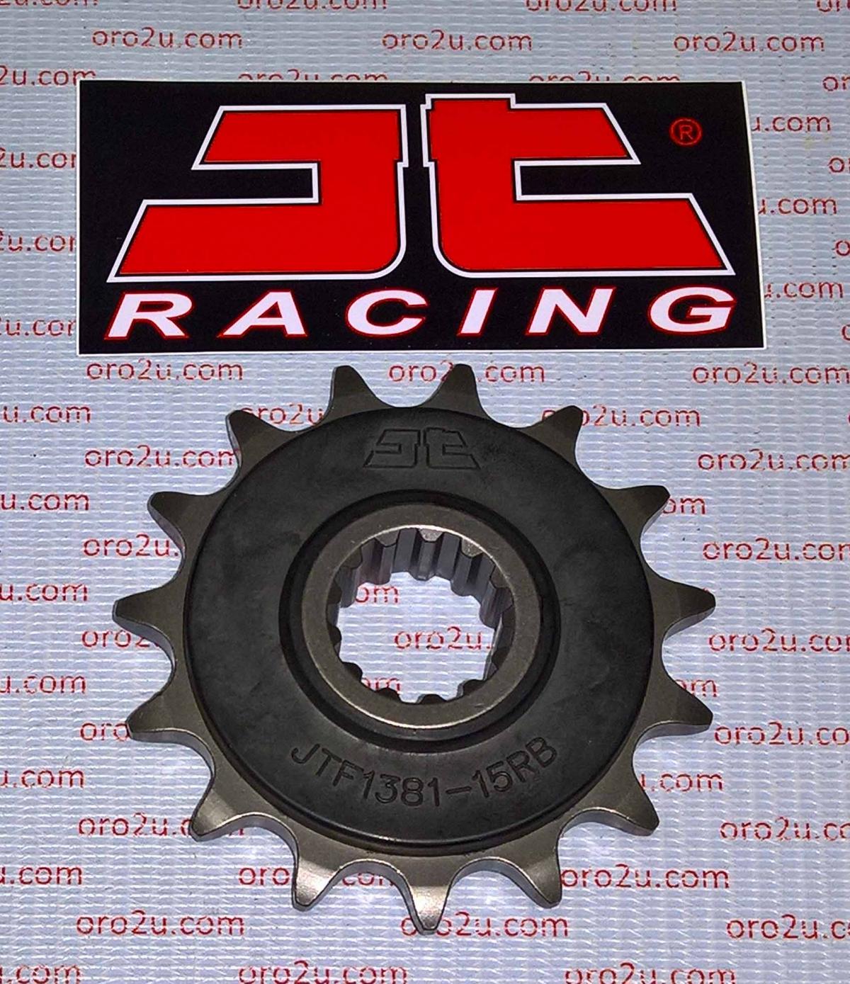 FRONT SPROCKET JTF1381.15RB JT, OE Rubber Cushioned