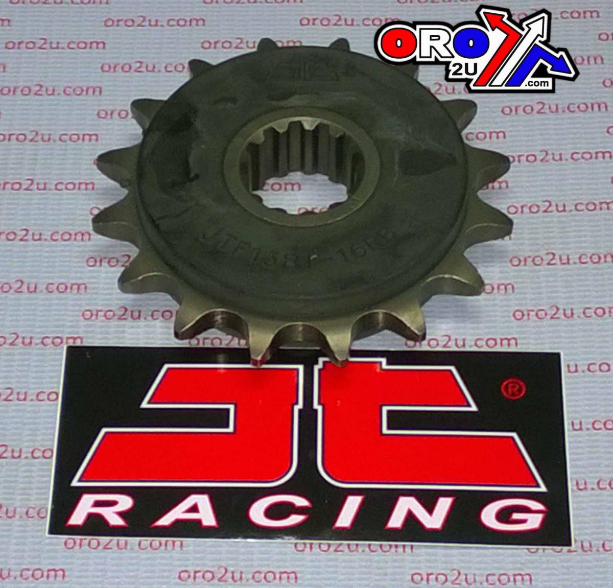 FRONT SPROCKET JTF1381.16RB JT, OE Rubber Cushioned