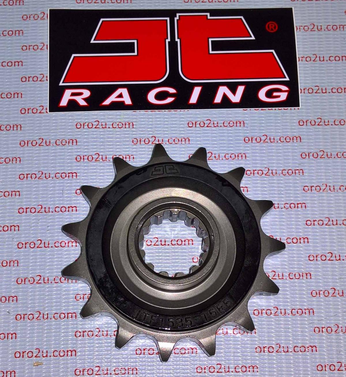 FRONT SPROCKET JTF1535.15RB JT, OE Rubber Cushioned