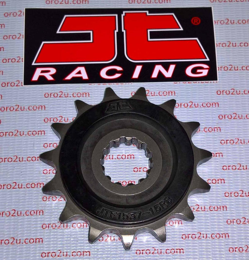 FRONT SPROCKET JTF1537.15RB JT, OE Rubber Cushioned