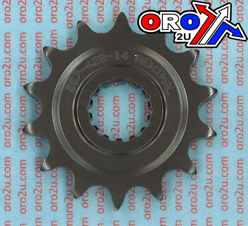 FRONT SPROCKET RENTHAL 257, YAMAHA 257--428-14P, 257--428-14P