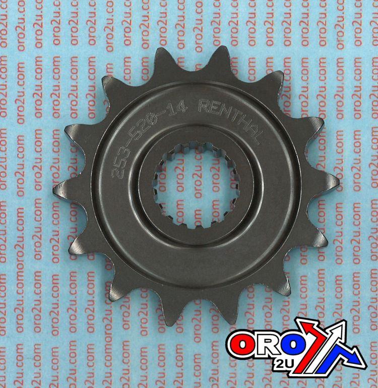 FRONT SPROCKET RENTHAL 253, HONDA 253--520-14P, 253--520-14P