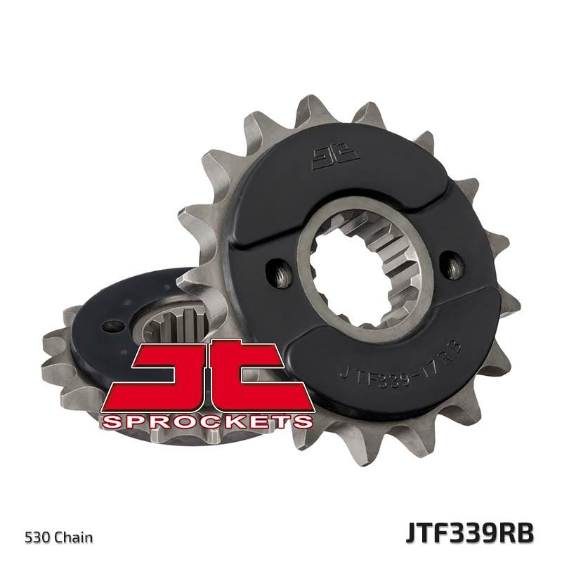 FRONT SPROCKET JTF339.18RB JT, OE Rubber Cushioned