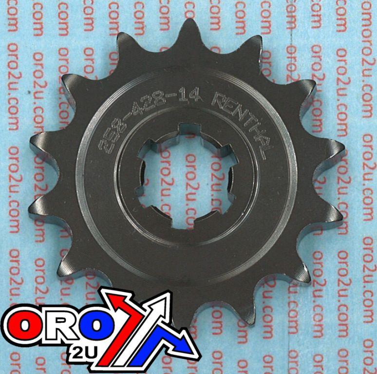 FRONT SPROCKET RENTHAL 258, SUZUKI/YAMAHA 258--428-14P, 258--428-14P