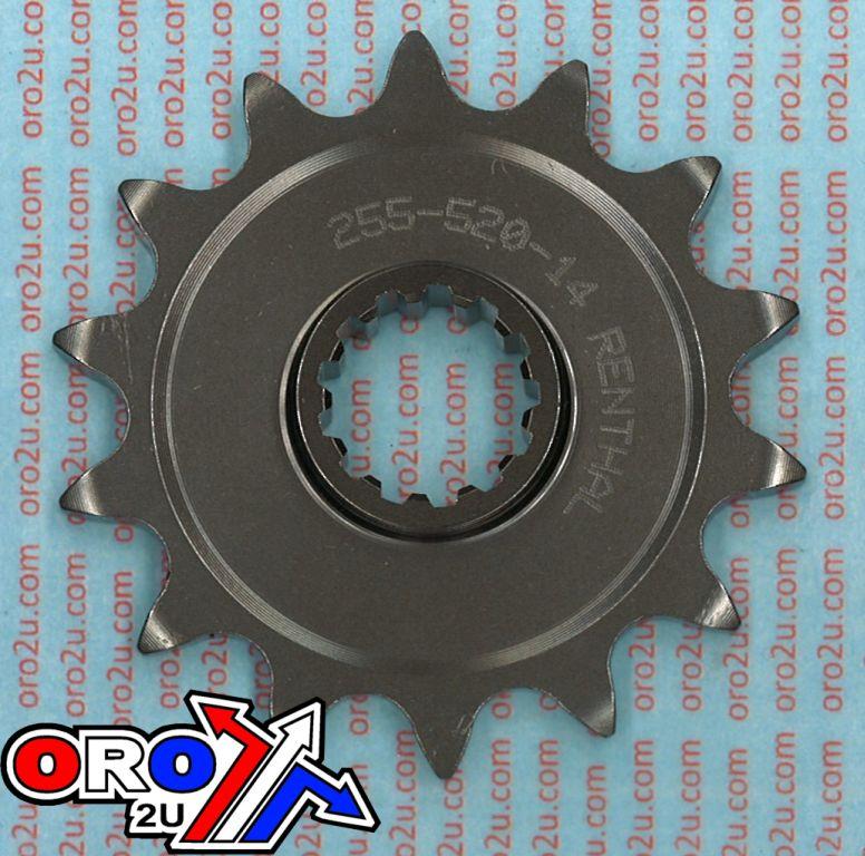 FRONT SPROCKET RENTHAL 255, SUZUKI 255--520-14P, 255--520-14P