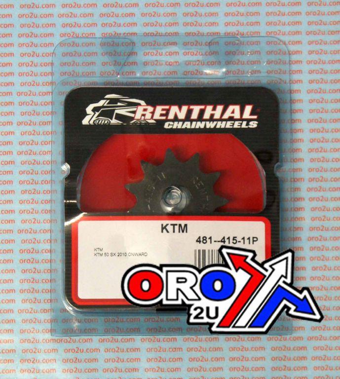 FRONT SPROCKET RENTHAL 481, KTM 50 11T, 481--415-11P