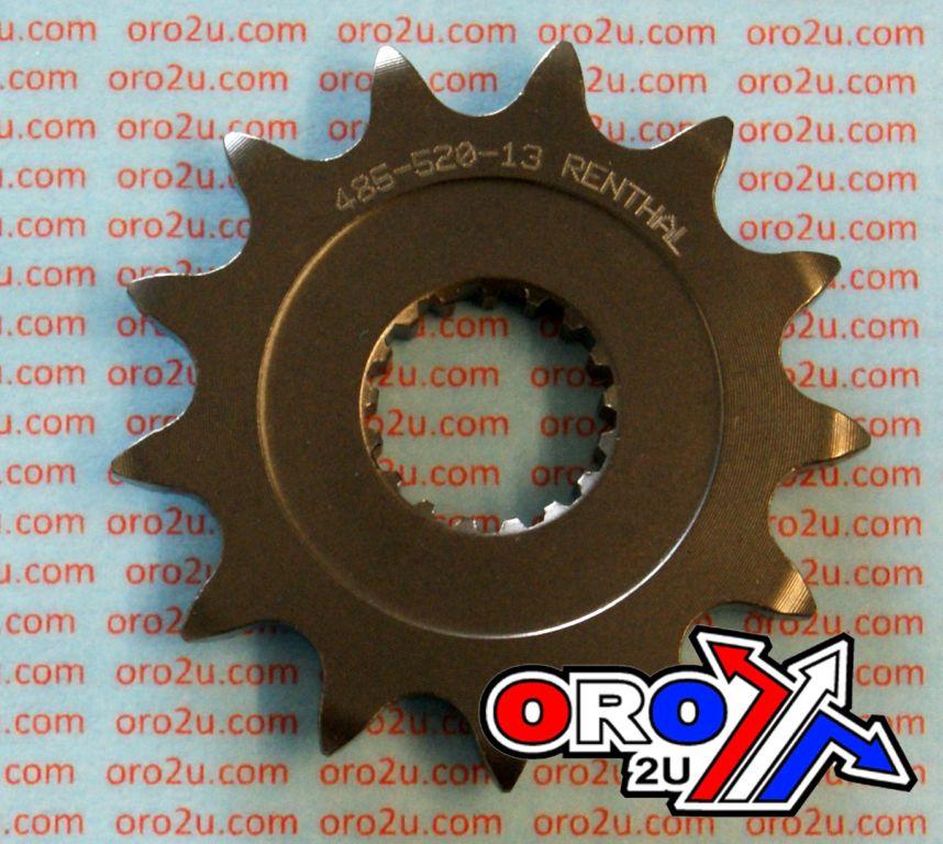 FRONT SPROCKET RENTHAL 485, RENTHAL 496/485-520-13P, 496--520-13P