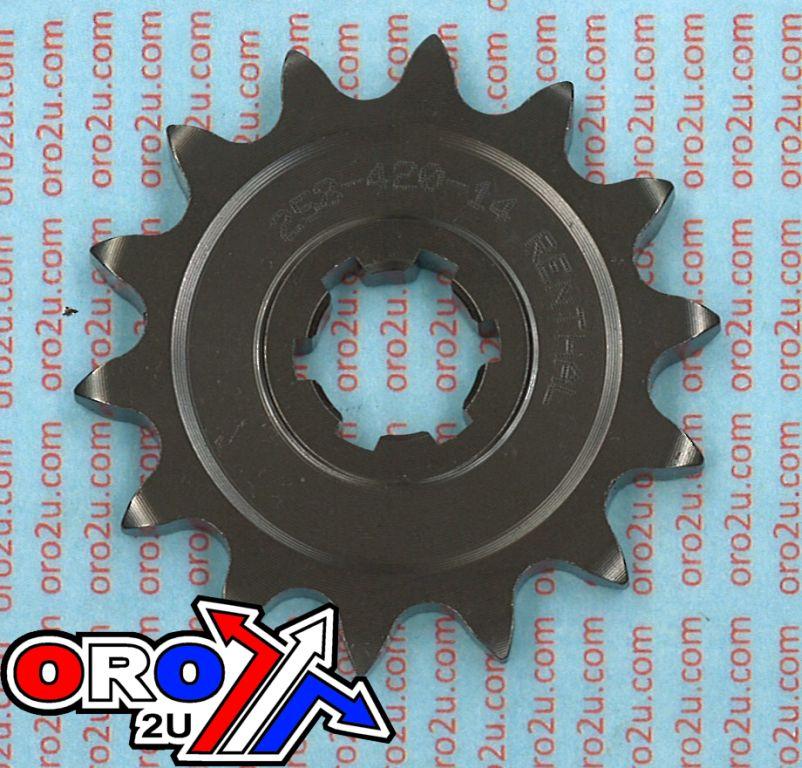 FRONT SPROCKET RENTHAL 258, KAWASAKI/SUZUKI 258--420-14P