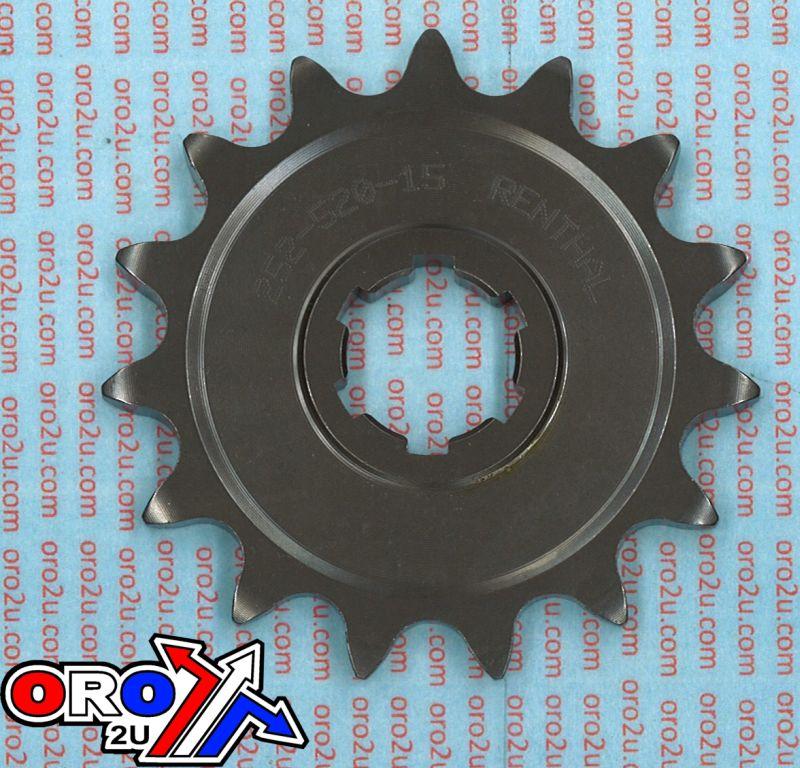 FRONT SPROCKET RENTHAL 252, KAWASAKI/YAMAHA 252--520-15P