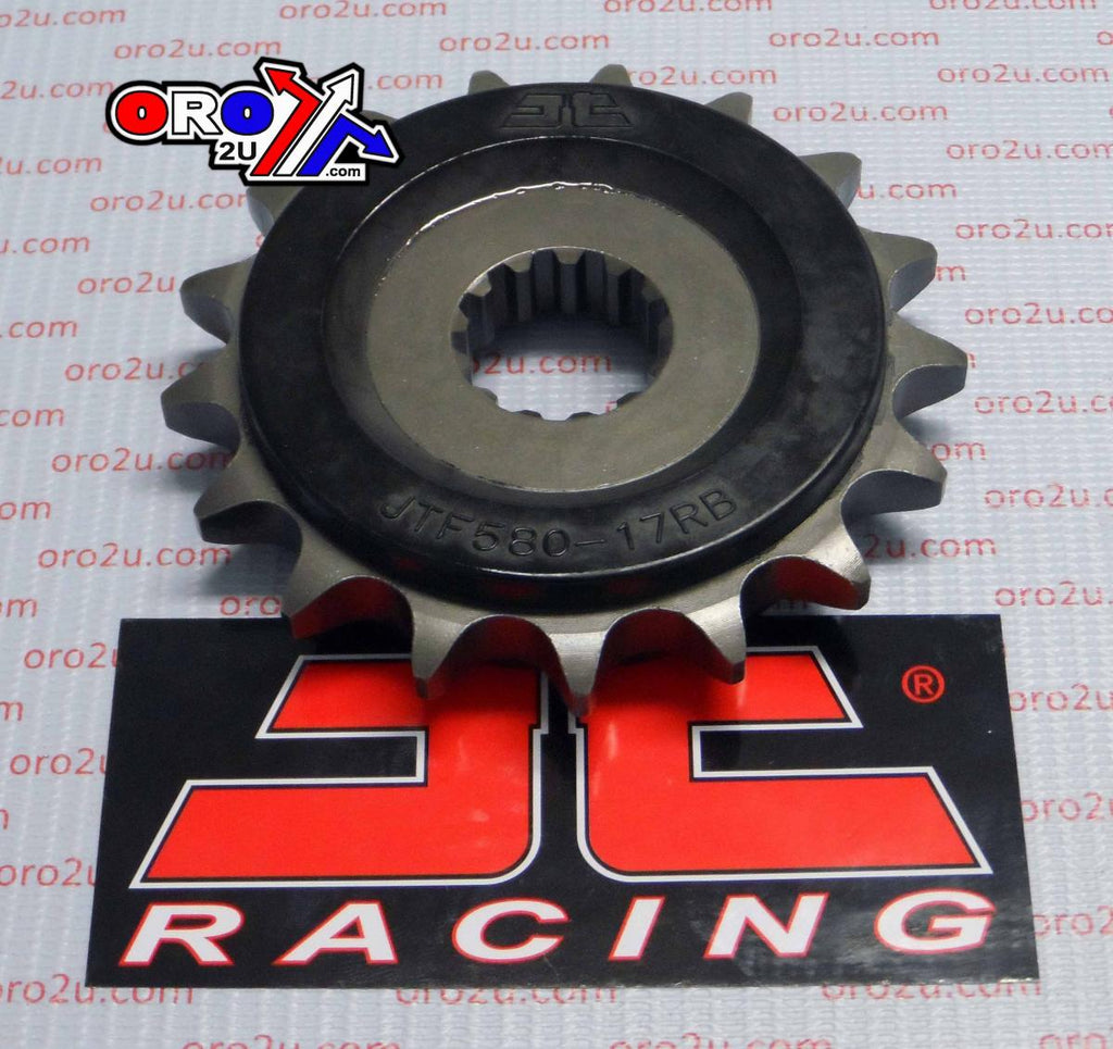 FRONT SPROCKET JTF580.17RB JT, OE Rubber Cushioned