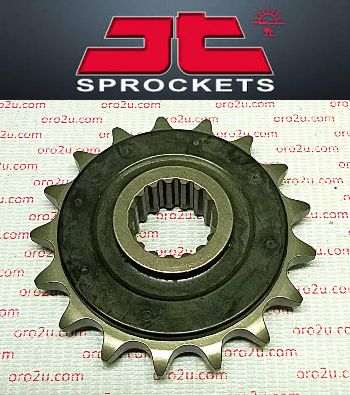 FRONT SPROCKET JTF704.17RB JT, OE Rubber Cushioned