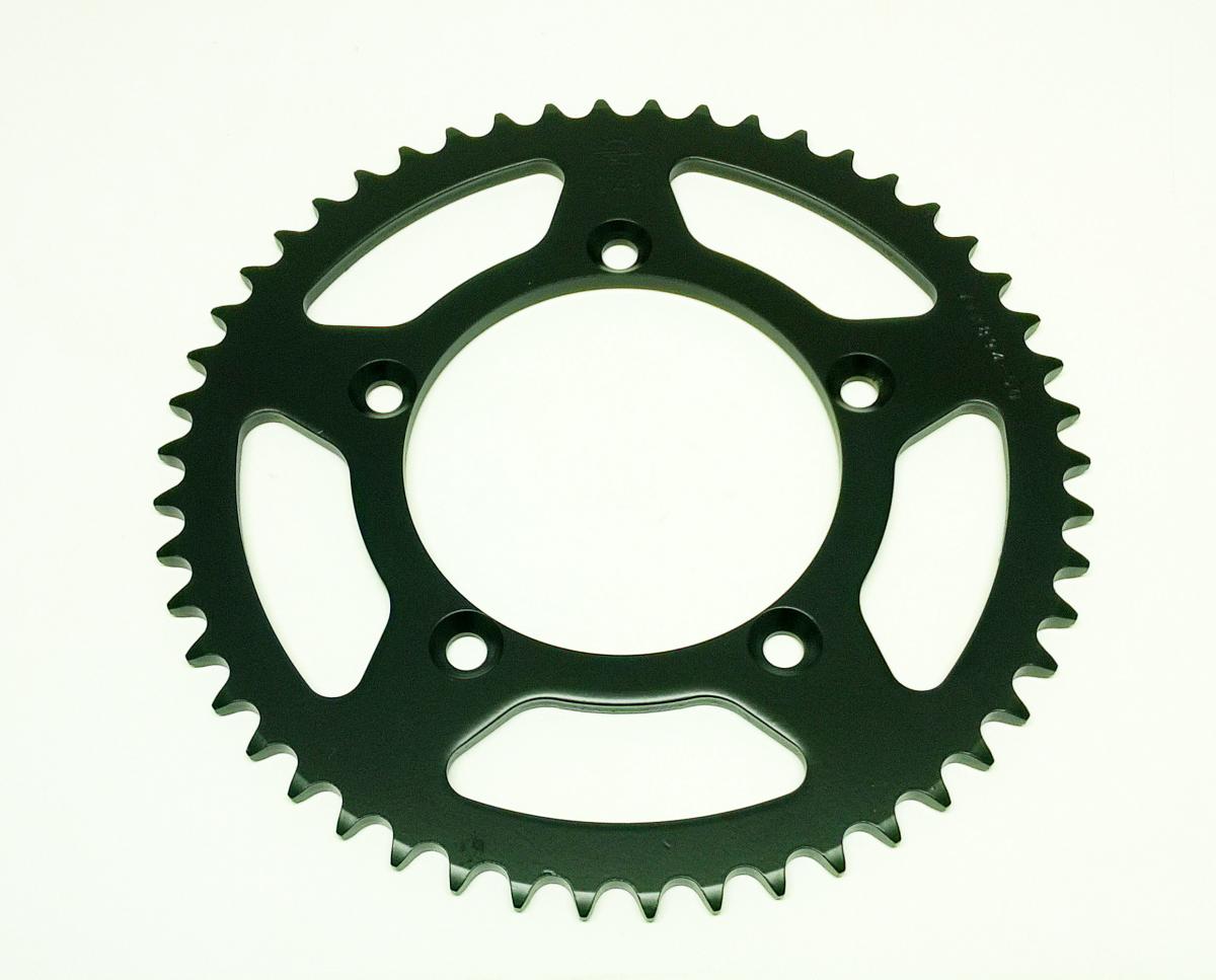 REAR SPROCKET STEEL 464 5-HOLE BLACK, KAWASAKI KX60, [JTR464.46]