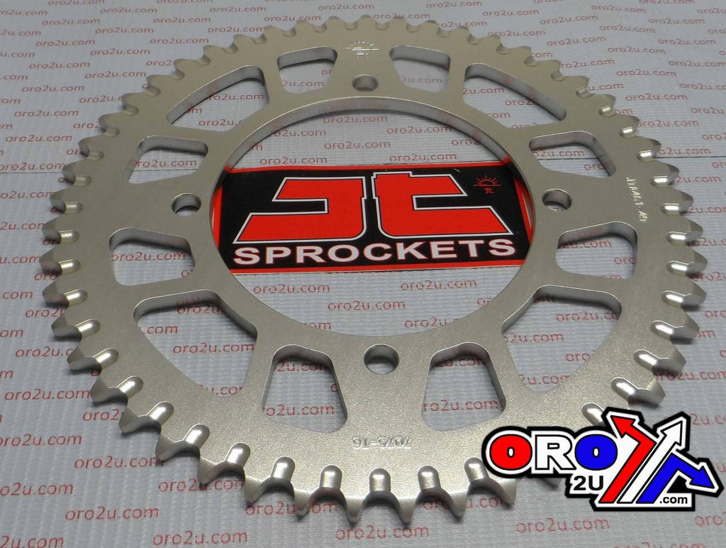 REAR SPROCKET ALLOY SIL 4-HOLE, JTA461.49 7075-T6 Aluminium, JTA461.49