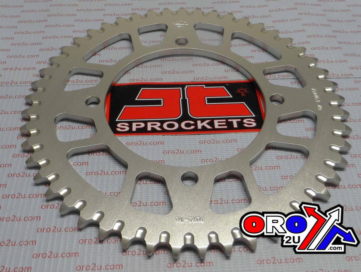 REAR SPROCKET ALLOY SIL 4-HOLE, JTA461.49 7075-T6 Aluminium, JTA461.49