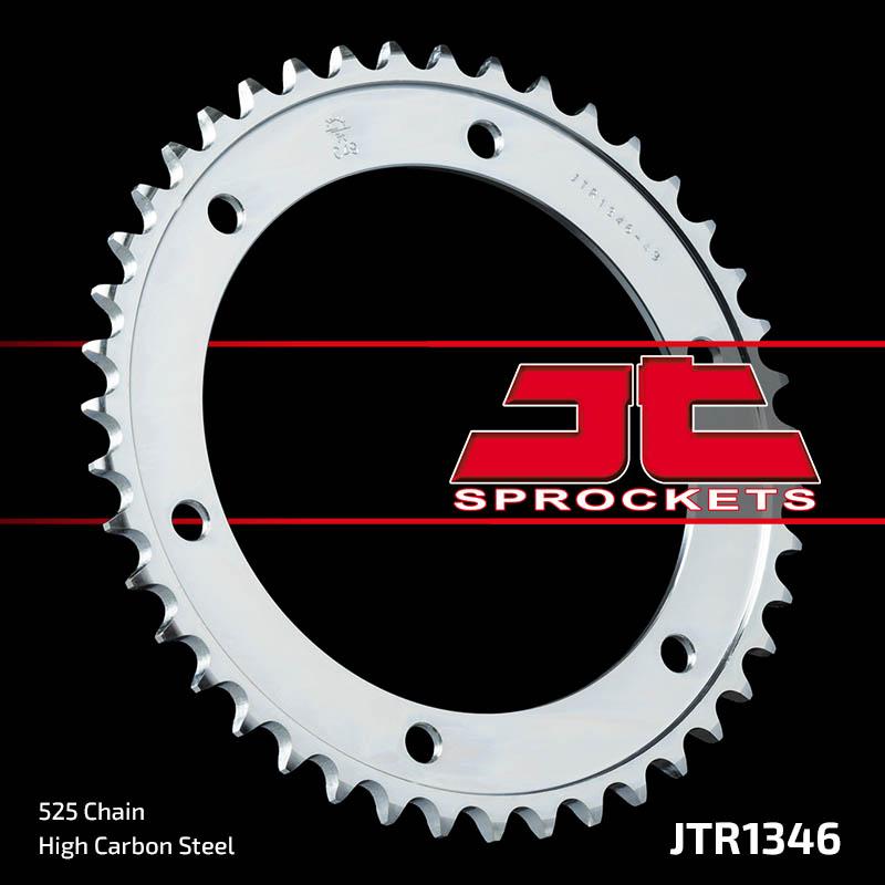 REAR SPROCKET JTR1346.43 STEEL, HONDA ROAD