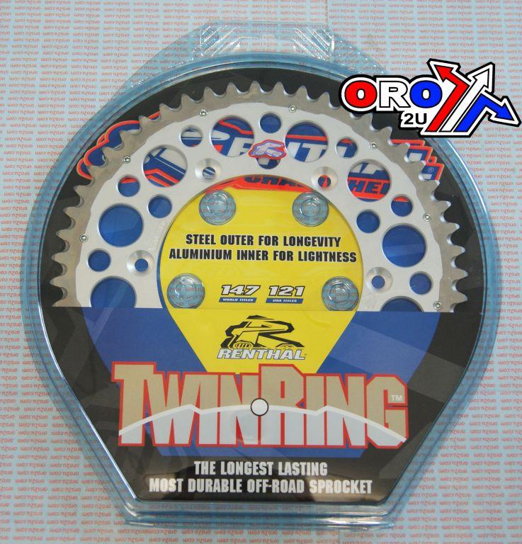 REAR SPROCKET TWINRING YAM, RENTHAL 1500-520-51GPSI JTR251