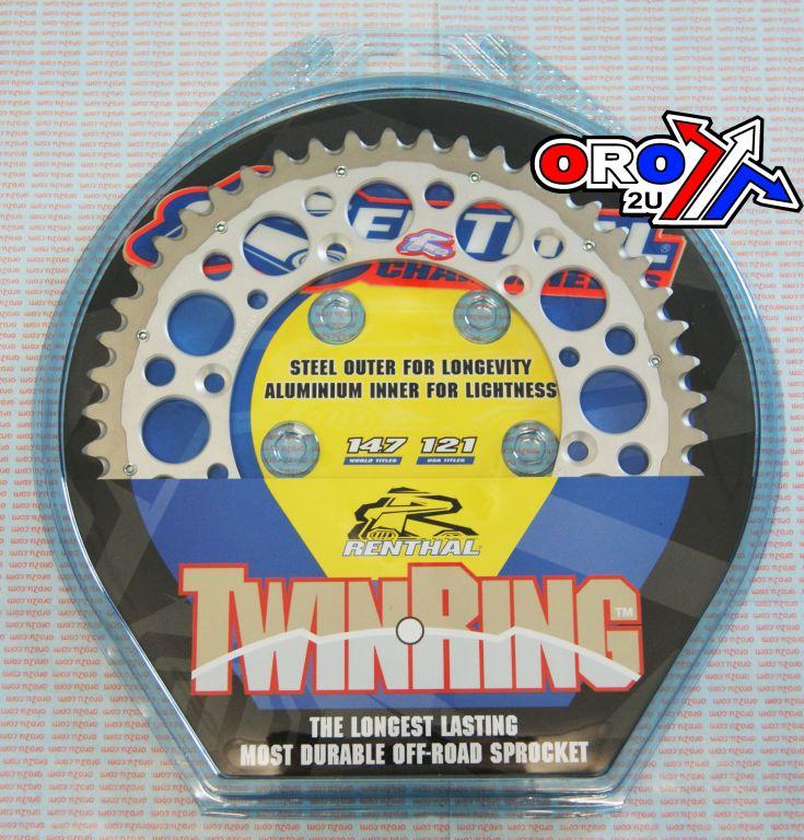 REAR SPROCKET TWINRING KAW, RENTHAL 1120-520-49GPSI KAWASAKI