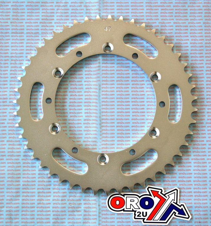 REAR SPROCKET STEEL 49 [JTR460.49] 520, MX-28749 SILVER