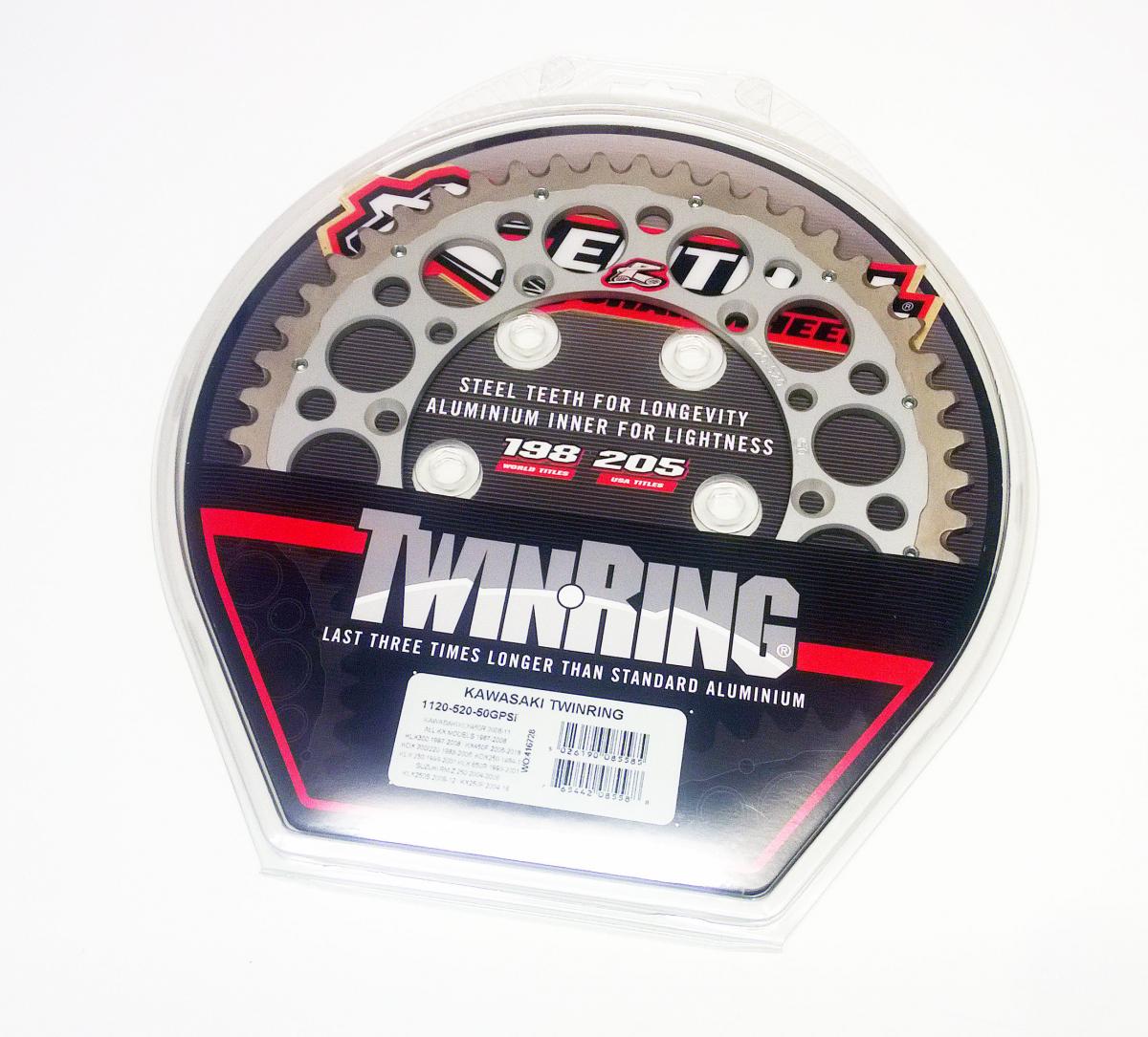 REAR SPROCKET TWINRING KAW, RENTHAL 1120-520-50GPSI KAWASAKI